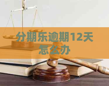 逾期12天怎么办