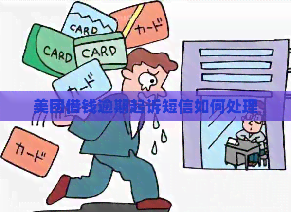 美团借钱逾期起诉短信如何处理