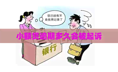 小额贷逾期多久会被起诉