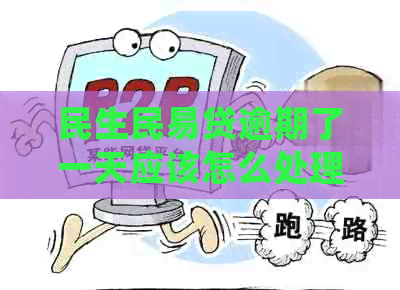 民生民易贷逾期了一天应该怎么处理