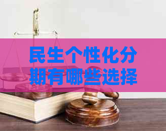 民生个性化分期有哪些选择