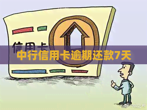 中行信用卡逾期还款7天