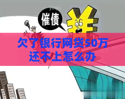 欠了银行网贷50万还不上怎么办