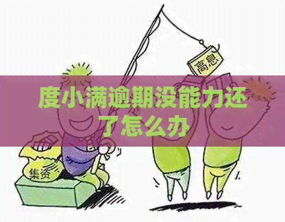 度小满逾期没能力还了怎么办