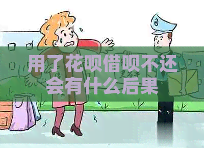 用了花呗借呗不还会有什么后果