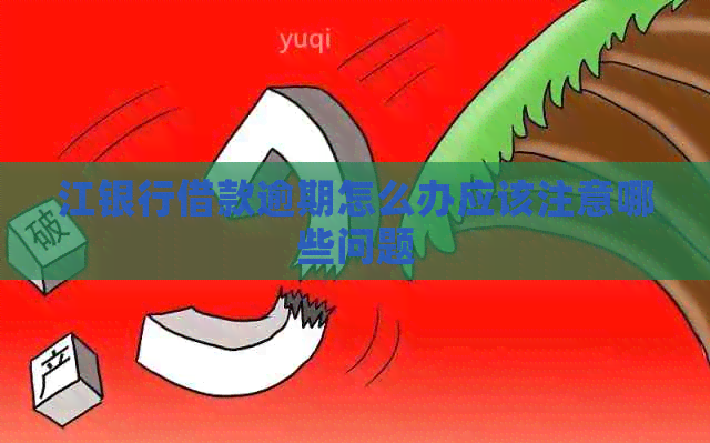江银行借款逾期怎么办应该注意哪些问题