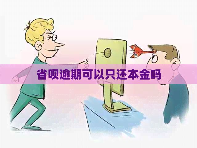 省呗逾期可以只还本金吗