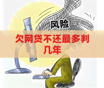 欠网贷不还最多判几年