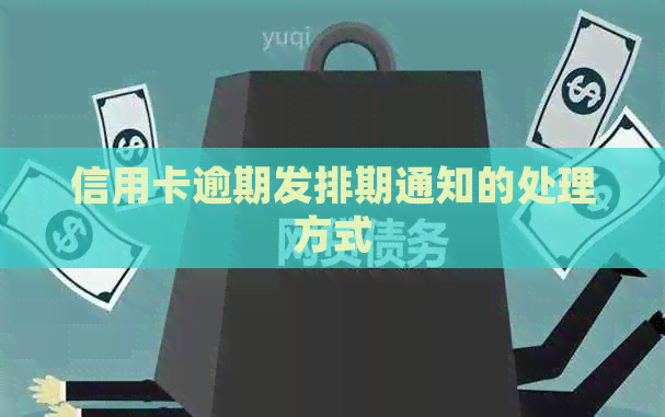 信用卡逾期发排期通知的处理方式