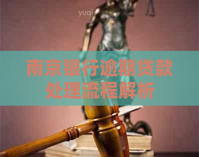 南京银行逾期贷款处理流程解析