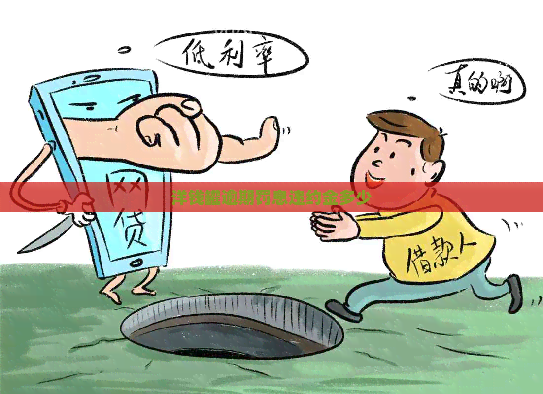 洋钱罐逾期罚息违约金多少