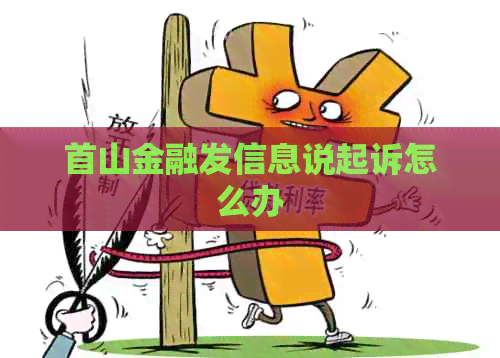 首山金融发信息说起诉怎么办