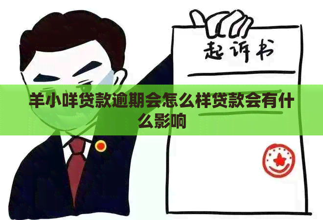 羊小咩贷款逾期会怎么样贷款会有什么影响
