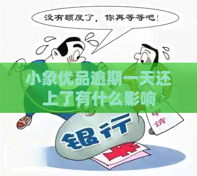 小象优品逾期一天还上了有什么影响