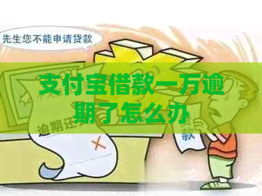 支付宝借款一万逾期了怎么办