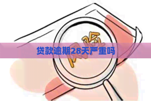 贷款逾期28天严重吗