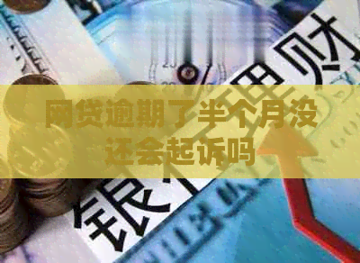 网贷逾期了半个月没还会起诉吗