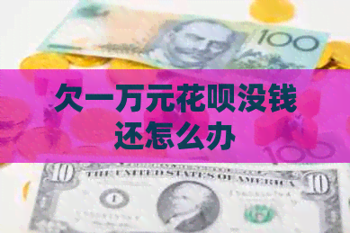 欠一万元花呗没钱还怎么办
