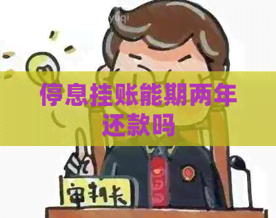 停息挂账能期两年还款吗