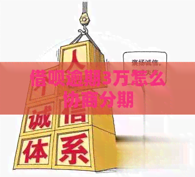 借呗逾期3万怎么协商分期