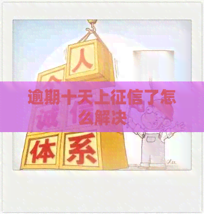 逾期十天上了怎么解决
