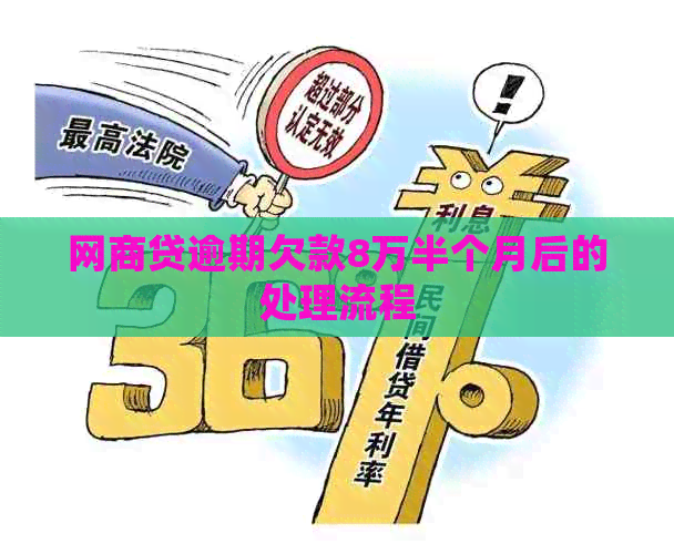 网商贷逾期欠款8万半个月后的处理流程