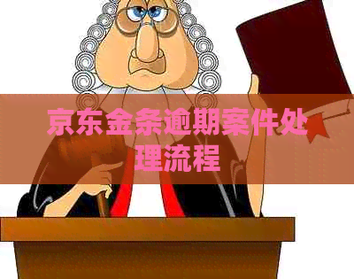 京东金条逾期案件处理流程