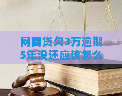 网商贷欠3万逾期5年没还应该怎么处理