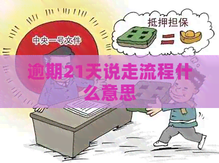 逾期21天说走流程什么意思