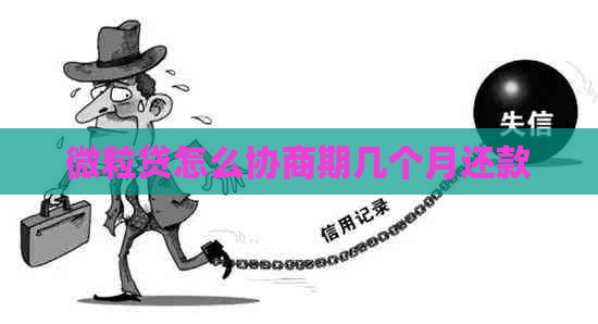 微粒贷怎么协商期几个月还款