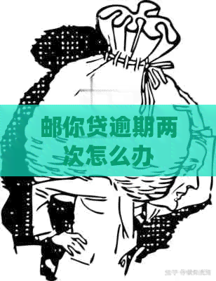 邮你贷逾期两次怎么办