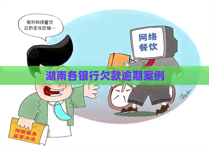 湖南各银行欠款逾期案例