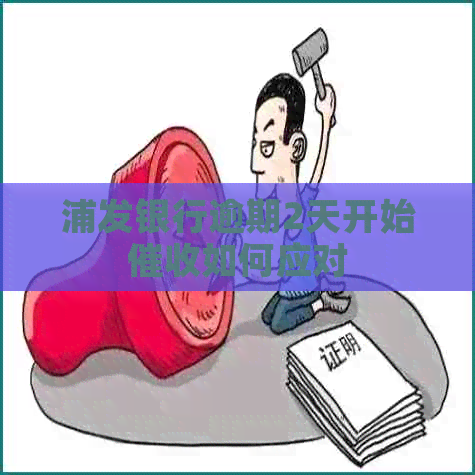 浦发银行逾期2天开始如何应对