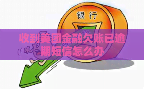 收到美团金融欠账已逾期短信怎么办
