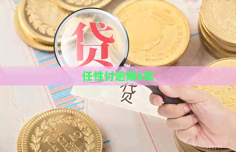任性付逾期6年