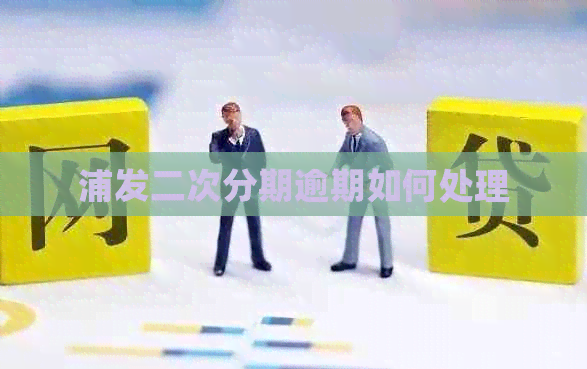 浦发二次分期逾期如何处理
