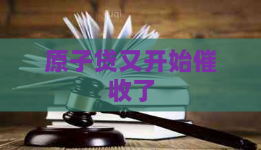 原子贷又开始了