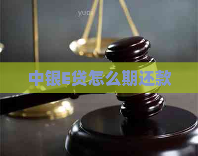 中银E贷怎么期还款