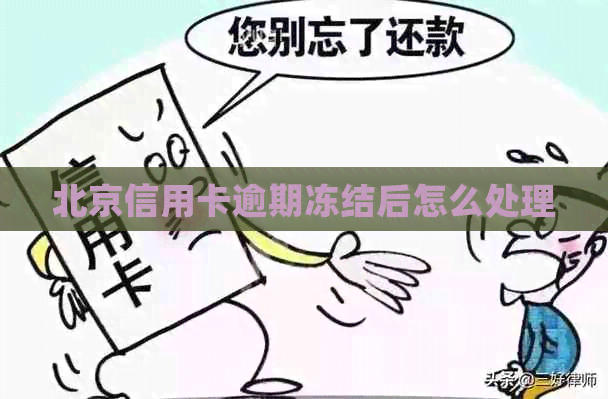 北京信用卡逾期冻结后怎么处理