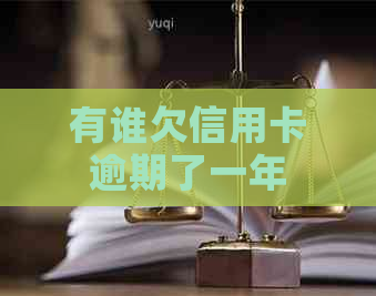 有谁欠信用卡逾期了一年