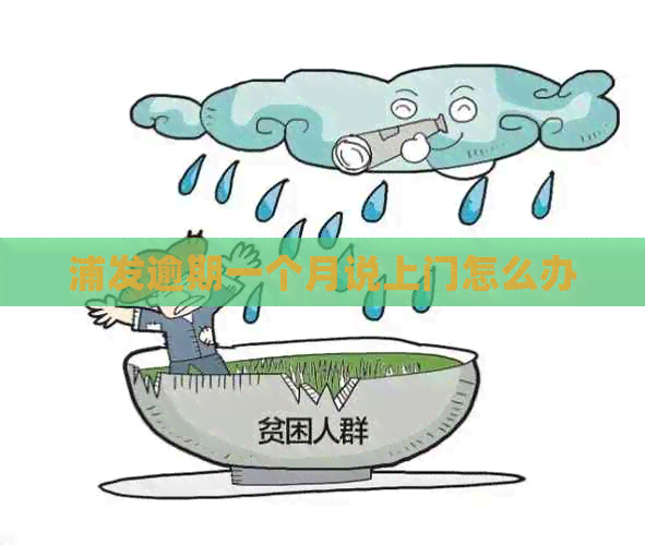 浦发逾期一个月说上门怎么办