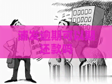 浦发逾期可以期还款吗