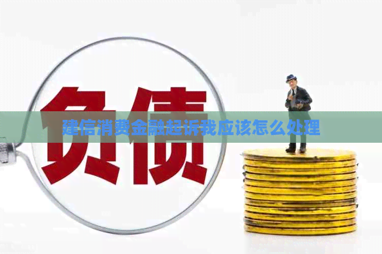 建信消费金融起诉我应该怎么处理