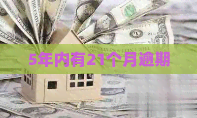 5年内有21个月逾期