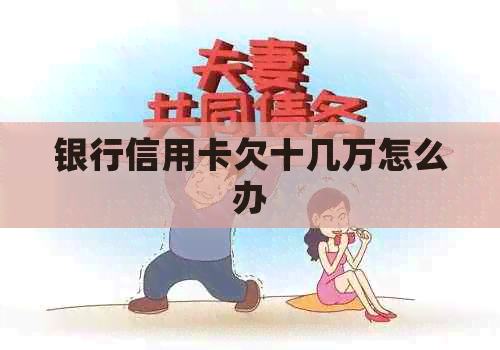 银行信用卡欠十几万怎么办