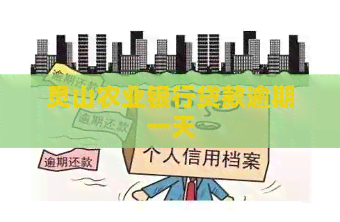 灵山农业银行贷款逾期一天