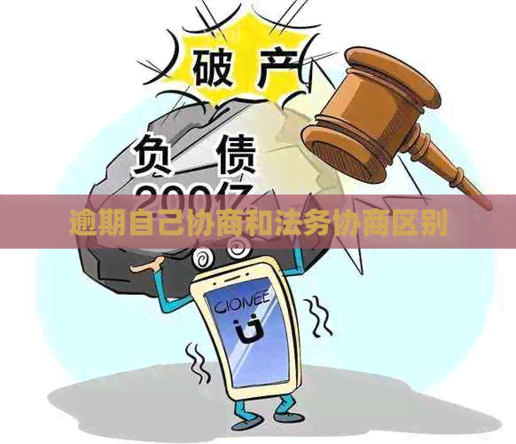 逾期自己协商和法务协商区别