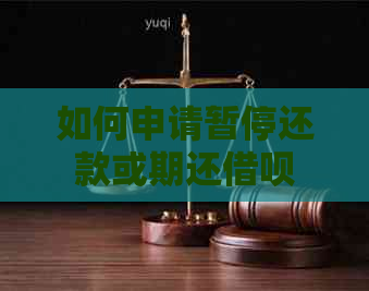 如何申请暂停还款或期还网贷