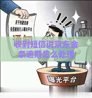 收到短信说京东金条逾期怎么处理