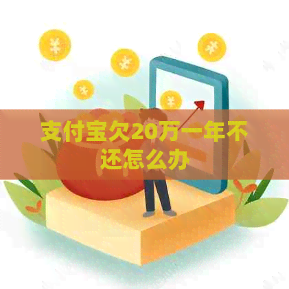 支付宝欠20万一年不还怎么办